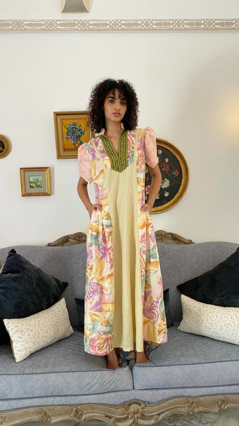 Kaftan KARACHI Yellow – Image 2