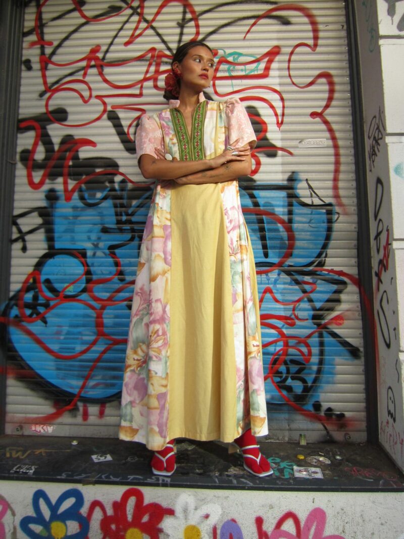 Kaftan KARACHI Yellow 2 – Image 2