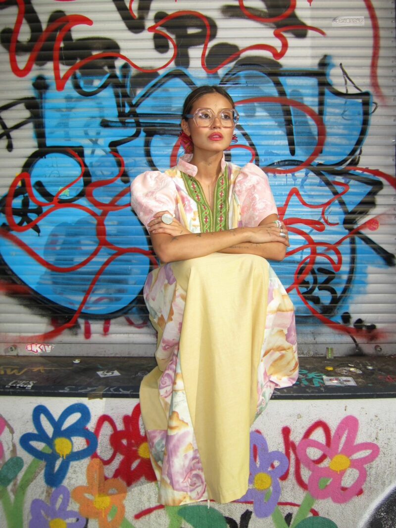 Kaftan KARACHI Yellow 2 – Image 4